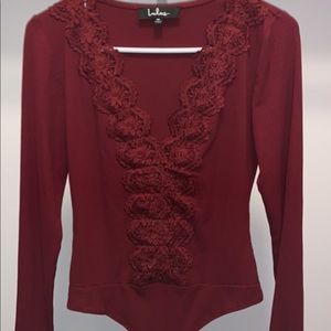 Maroon Bodysuit